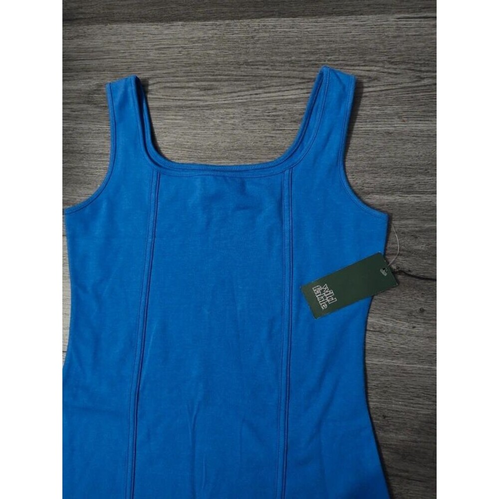 Wild fable blue mini dress cotton S/M new cotton (read description)